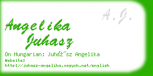 angelika juhasz business card